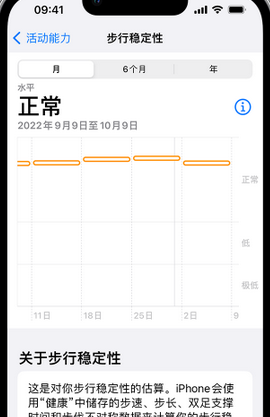 理塘iPhone手机维修如何在iPhone开启'步行稳定性通知'