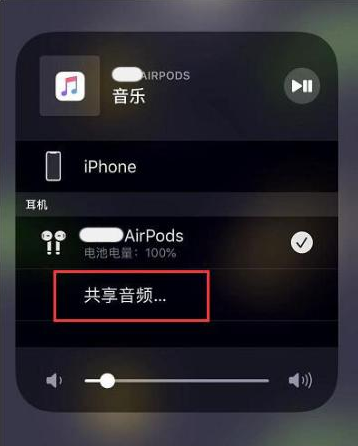 理塘苹果14音频维修点分享iPhone14音频共享设置方法 