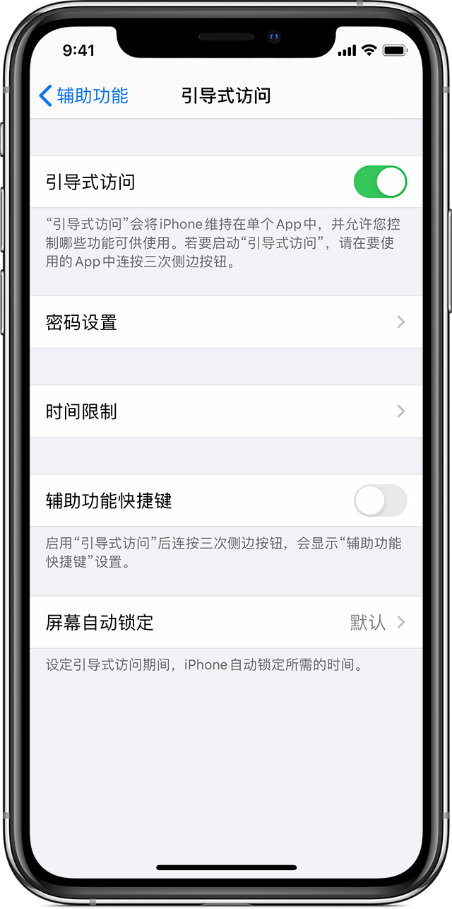 理塘苹果手机维修分享如何在 iPhone 上退出引导式访问 