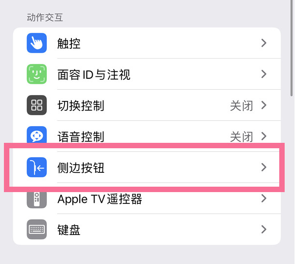 理塘苹果14维修店分享iPhone14 Plus侧键双击下载功能关闭方法 